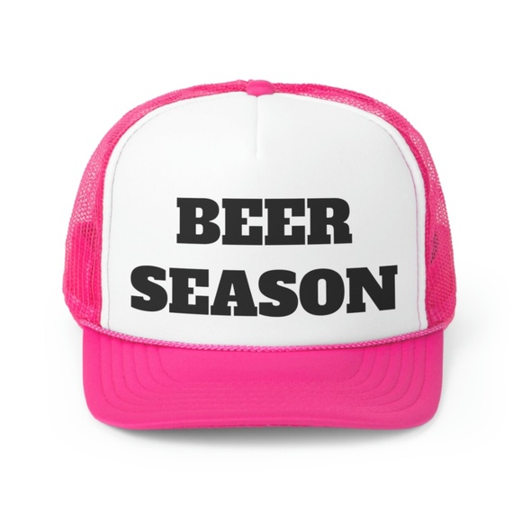 Beer Season Funny Trucker Hat - Picture 1 of 1